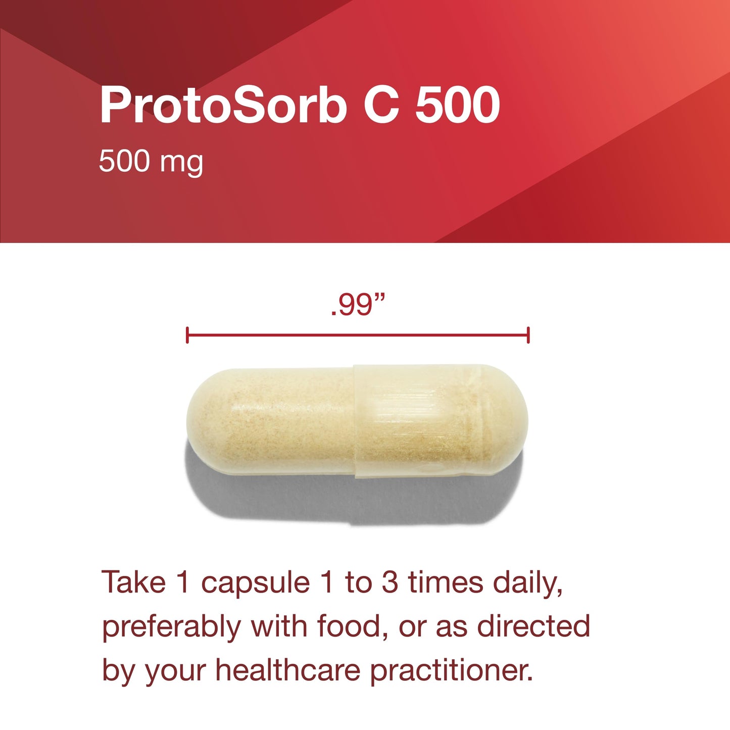 PROTOCOL FOR LIFE BALANCE Protosorb C 500 Capsules, 100 Veg Caps