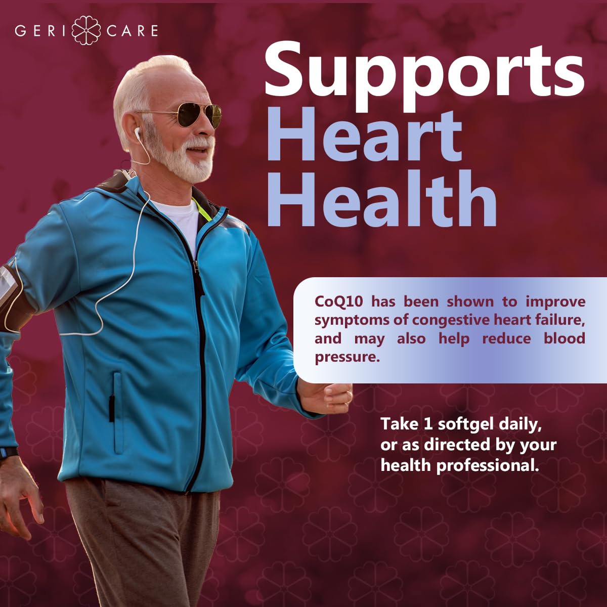GeriCare CoQ10 100mg Softgel 30 Count