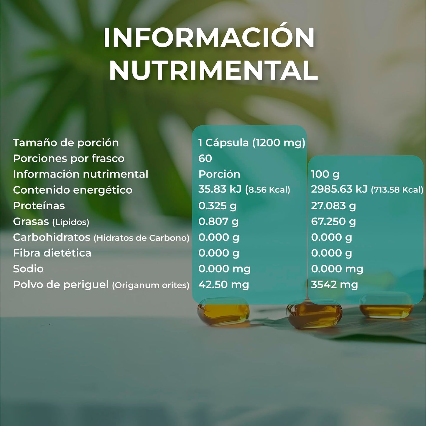 Vidanat Oregano Supplement 108 Capsules