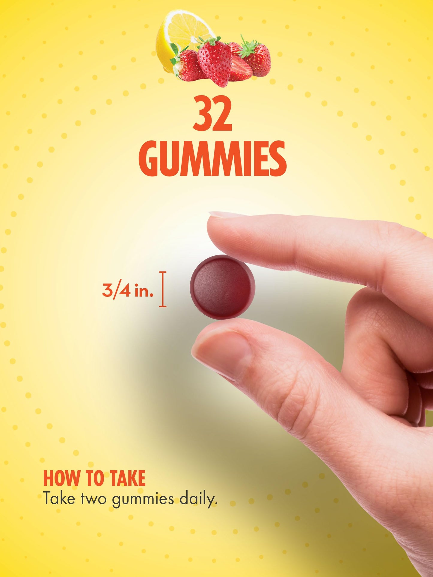 Sundance Stress Support Gummies with GABA and Lemon Balm, 32 Count