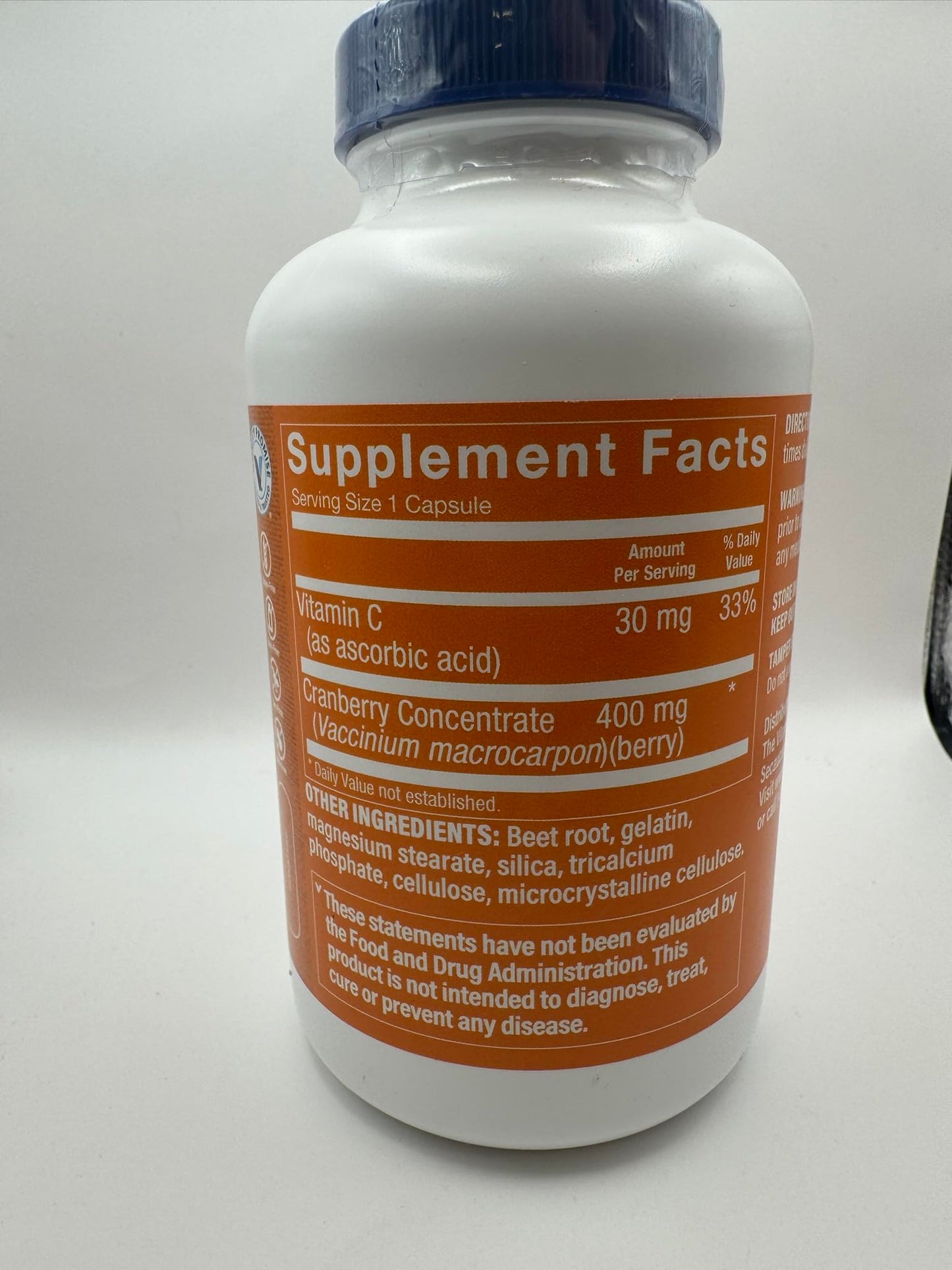 The Vitamin Shoppe Cranberry Plus 400MG 180 Capsules