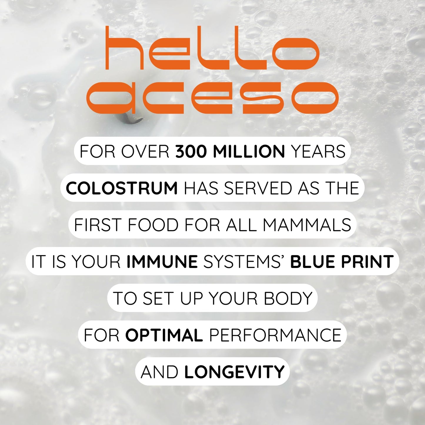 hello aceso Colostrum Powder 4.2 Ounce