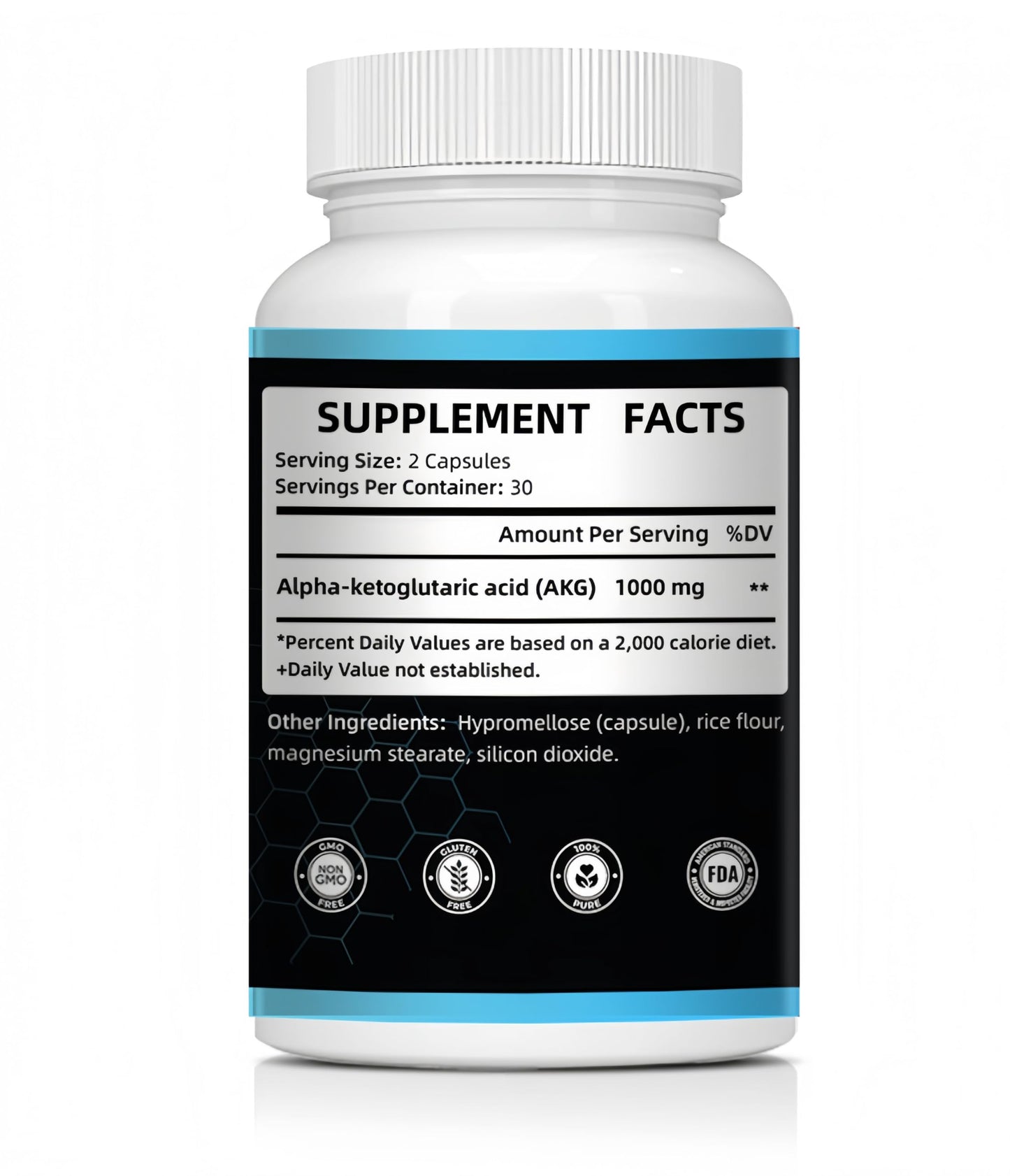 XUSHIKEJI AKG Dietary Supplement, 60 Capsules