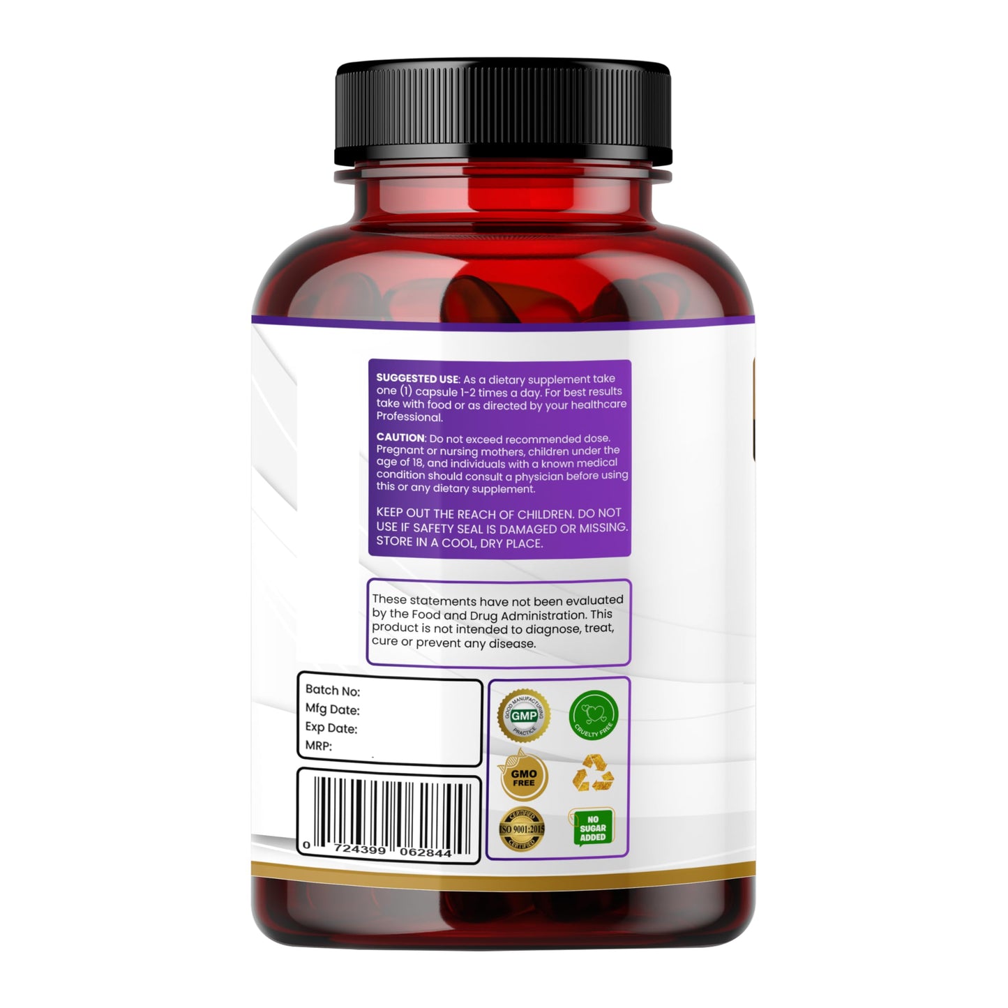 Humming Herbs EGT Supplement Capsule 60 Veg Caps