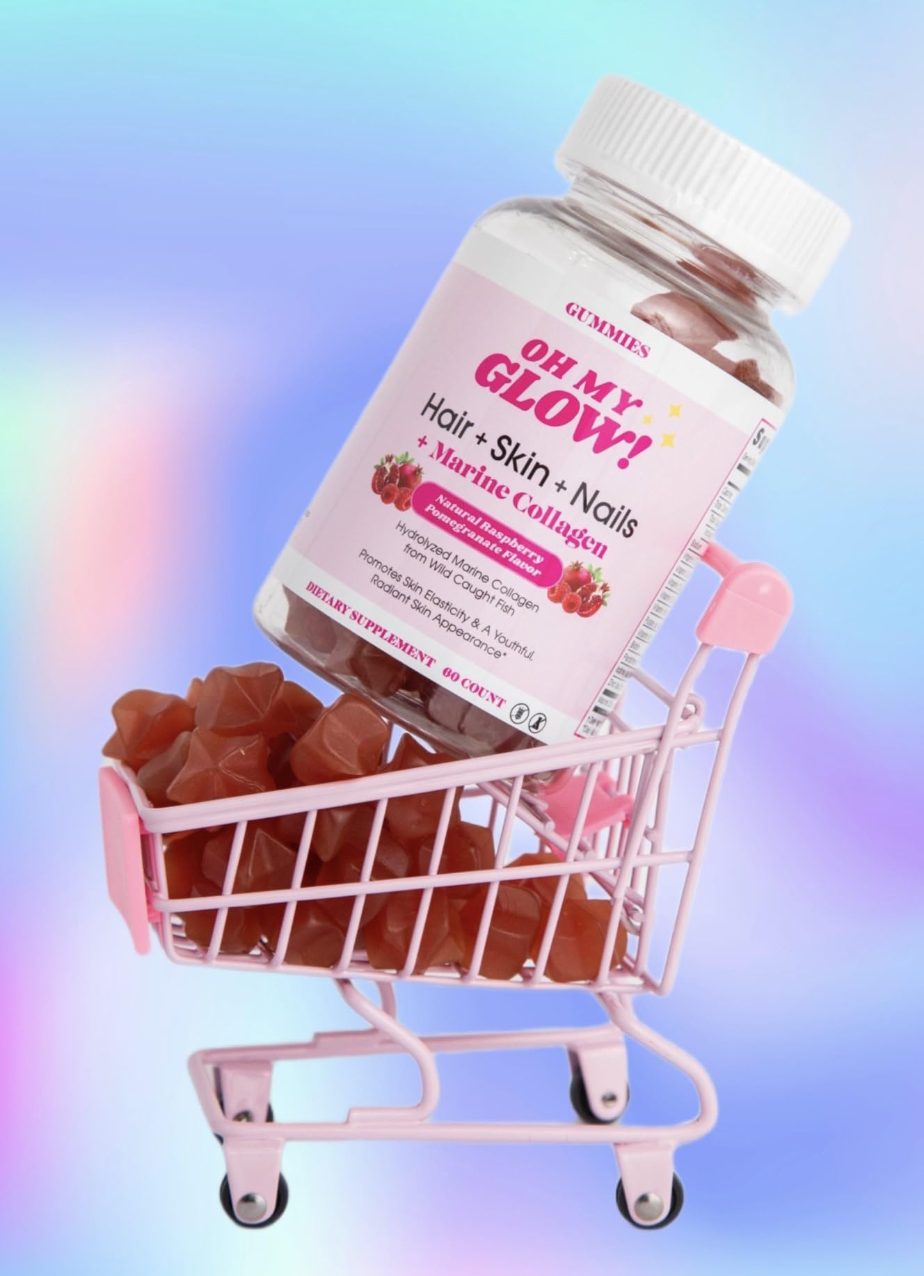 Snana Oh My Glow! Hair, Skin & Nails + Marine Collagen 60 Gummies
