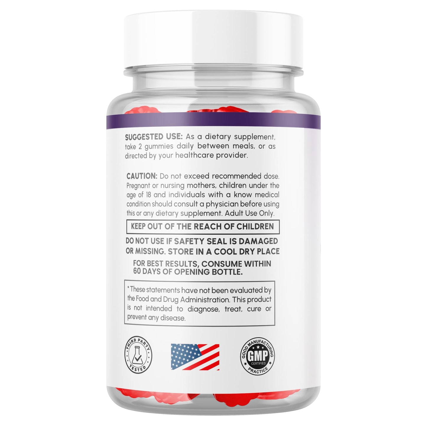 MJO Derma Pure Gummies 120 Gummies
