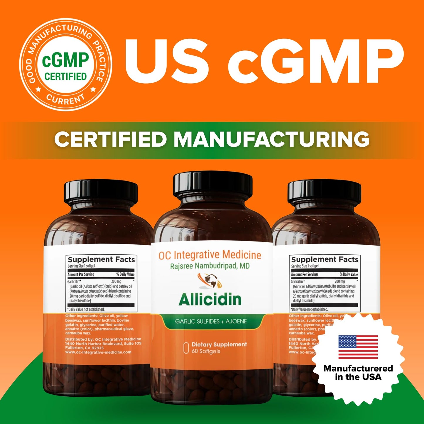 Dr. Rajsree Allicidin Softgels 60 Count