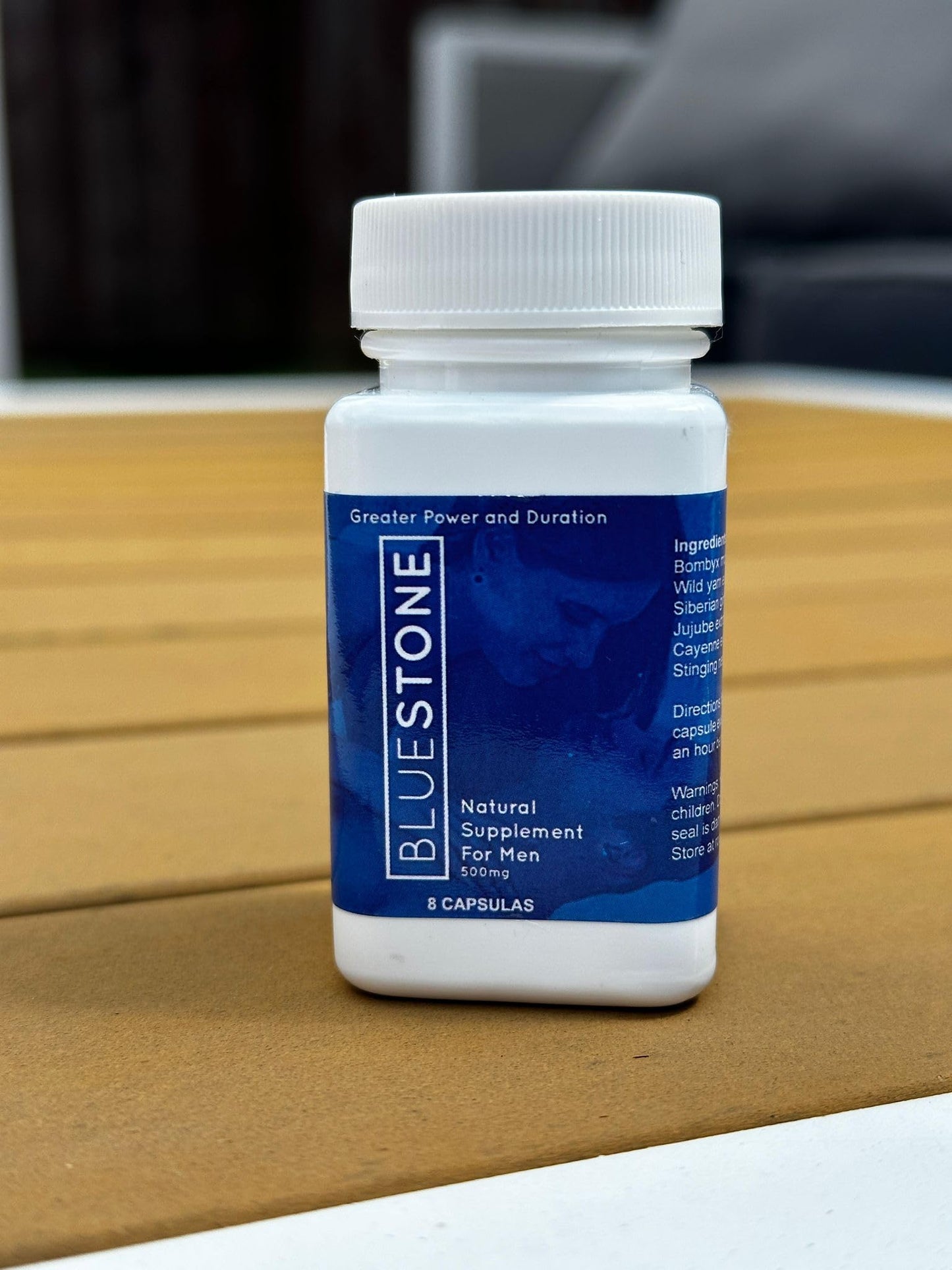 Generic Bluestone Capsules for Energy and Vitality, Natural Ingredients, 8 Count