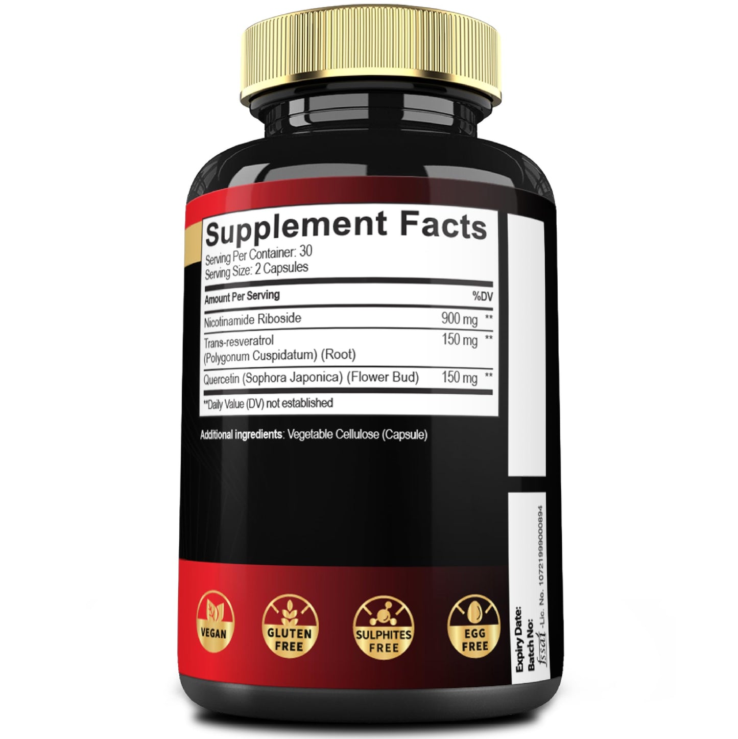 Mecisco 3in1 NAD+ Supplement Capsule 60 Count
