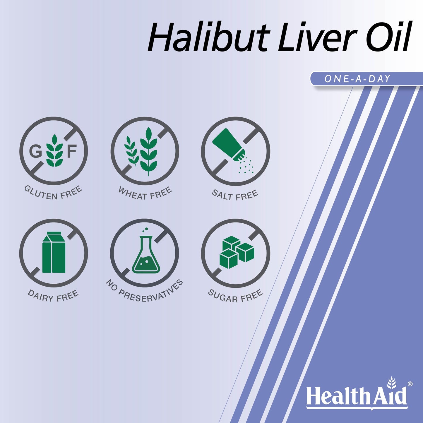 HealthAid Halibut Liver Oil Capsules 90