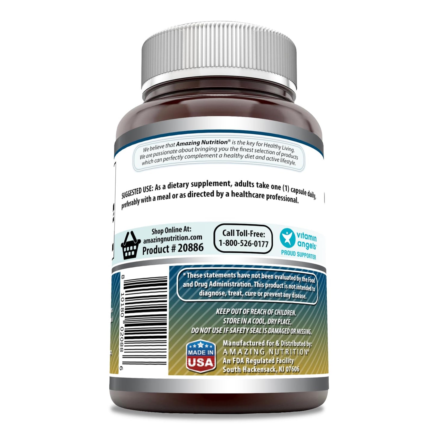 Amazing Nutrition Taurine 1000 Mg Capsules 200