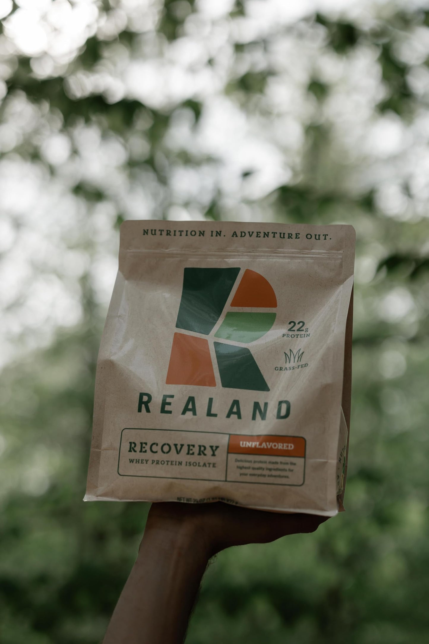 Realand Whey Protein Isolate Grass-Fed Protein Powder, 21 Servings
