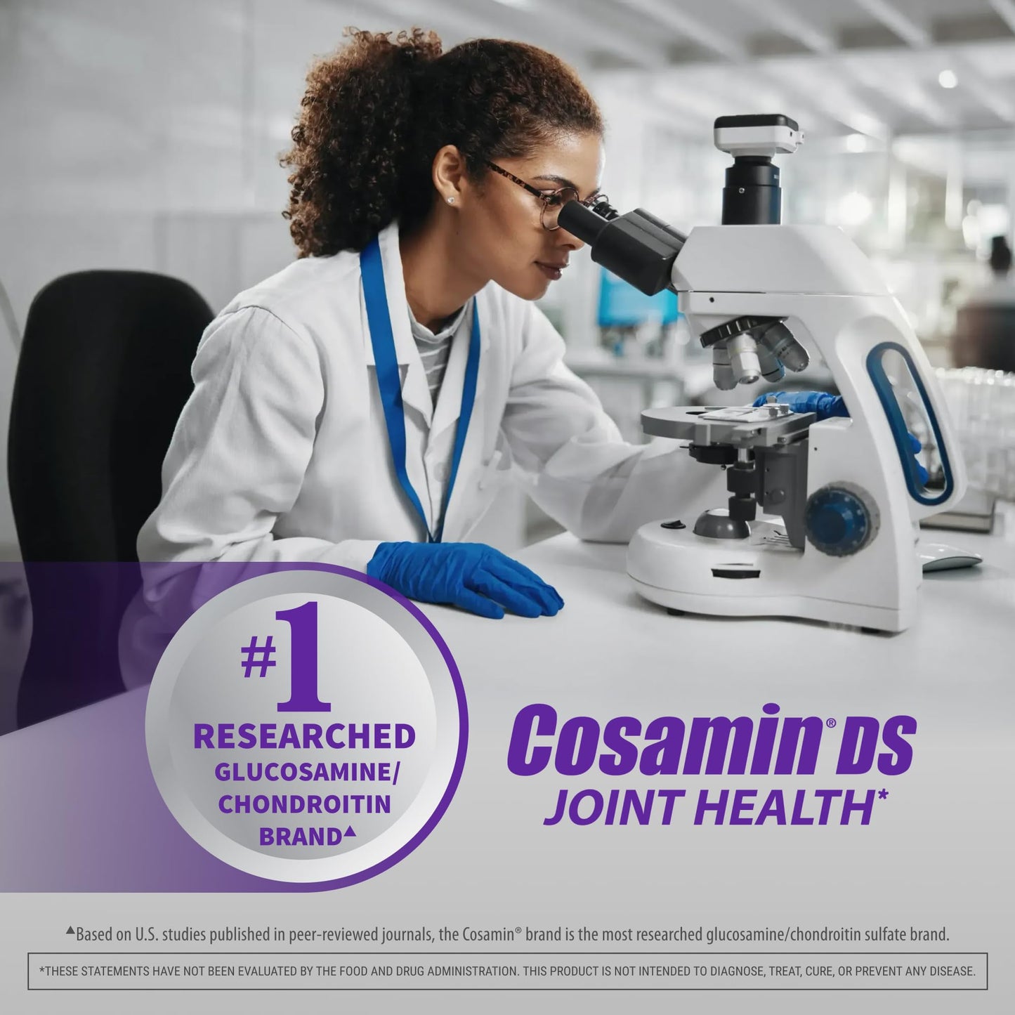 Nutramax Laboratories Cosamin DS Joint Health Supplement with Glucosamine & Chondroitin Caplets, 150