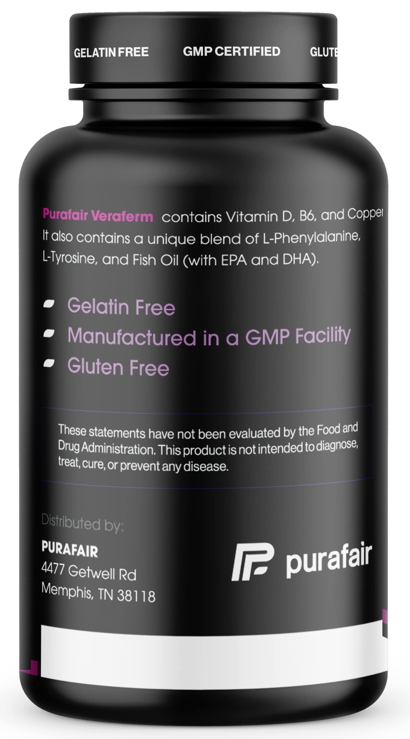 purafair Veraferm Vitiligo Treatment Capsule, 150 Count