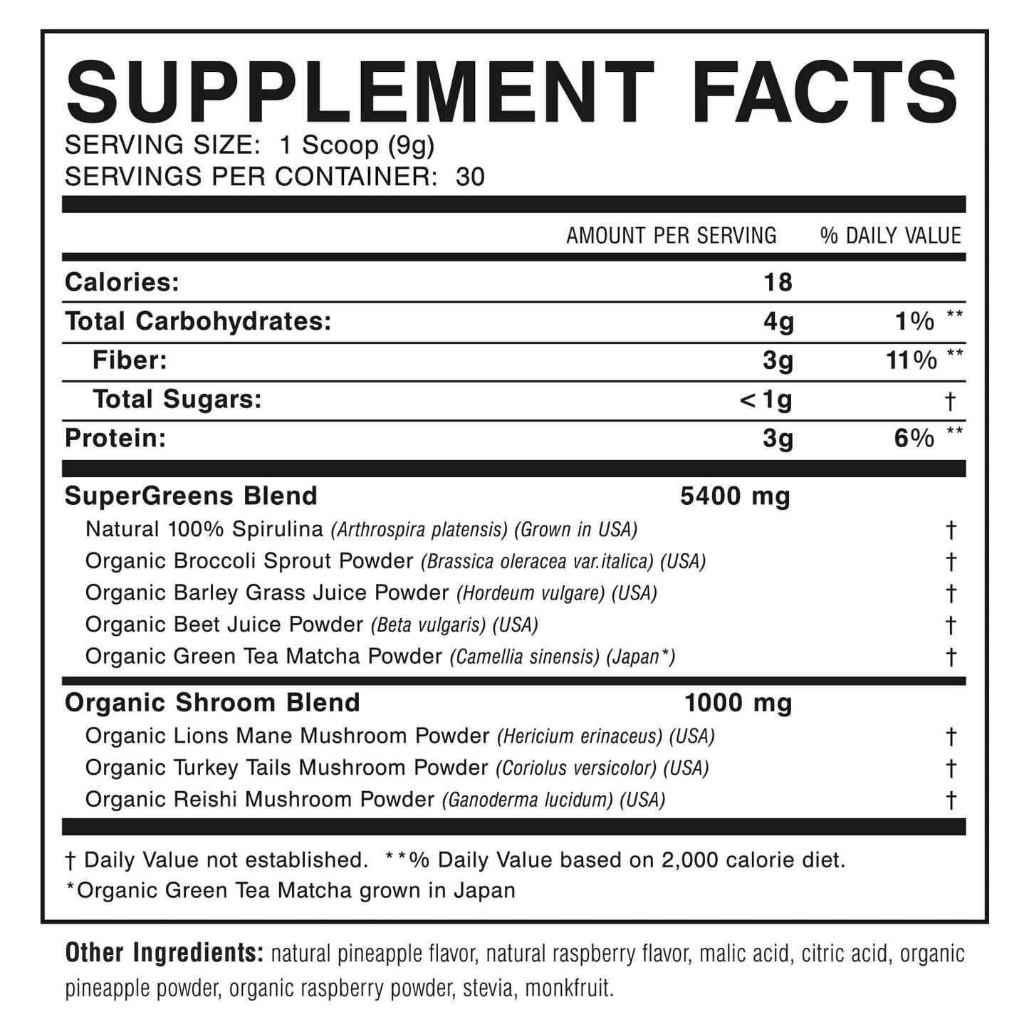 Myogenix MyoVite Super Greens Powder 270-Count