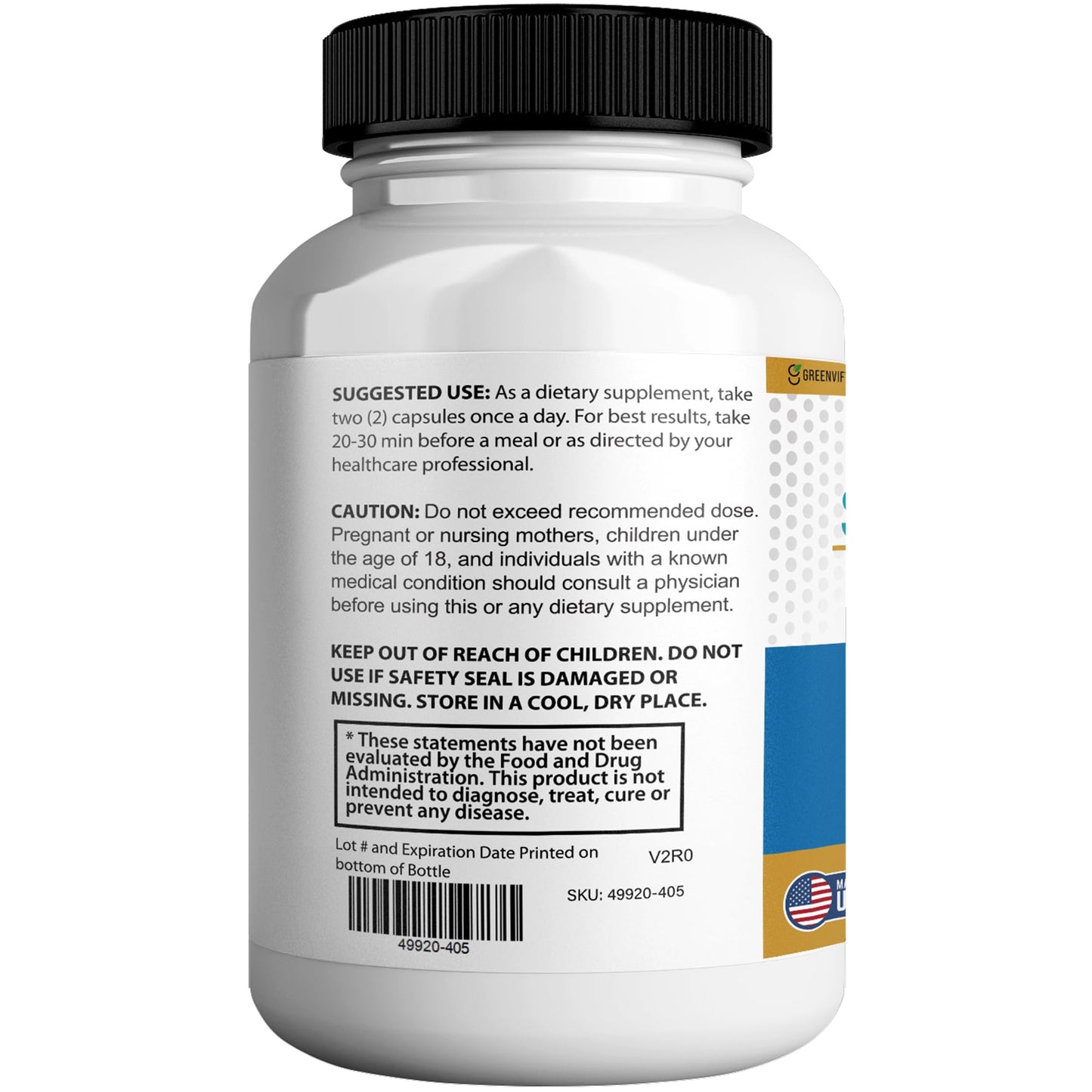 GREENVIFY Semenmax Ultra Organic Maca Root Complex Capsules 60