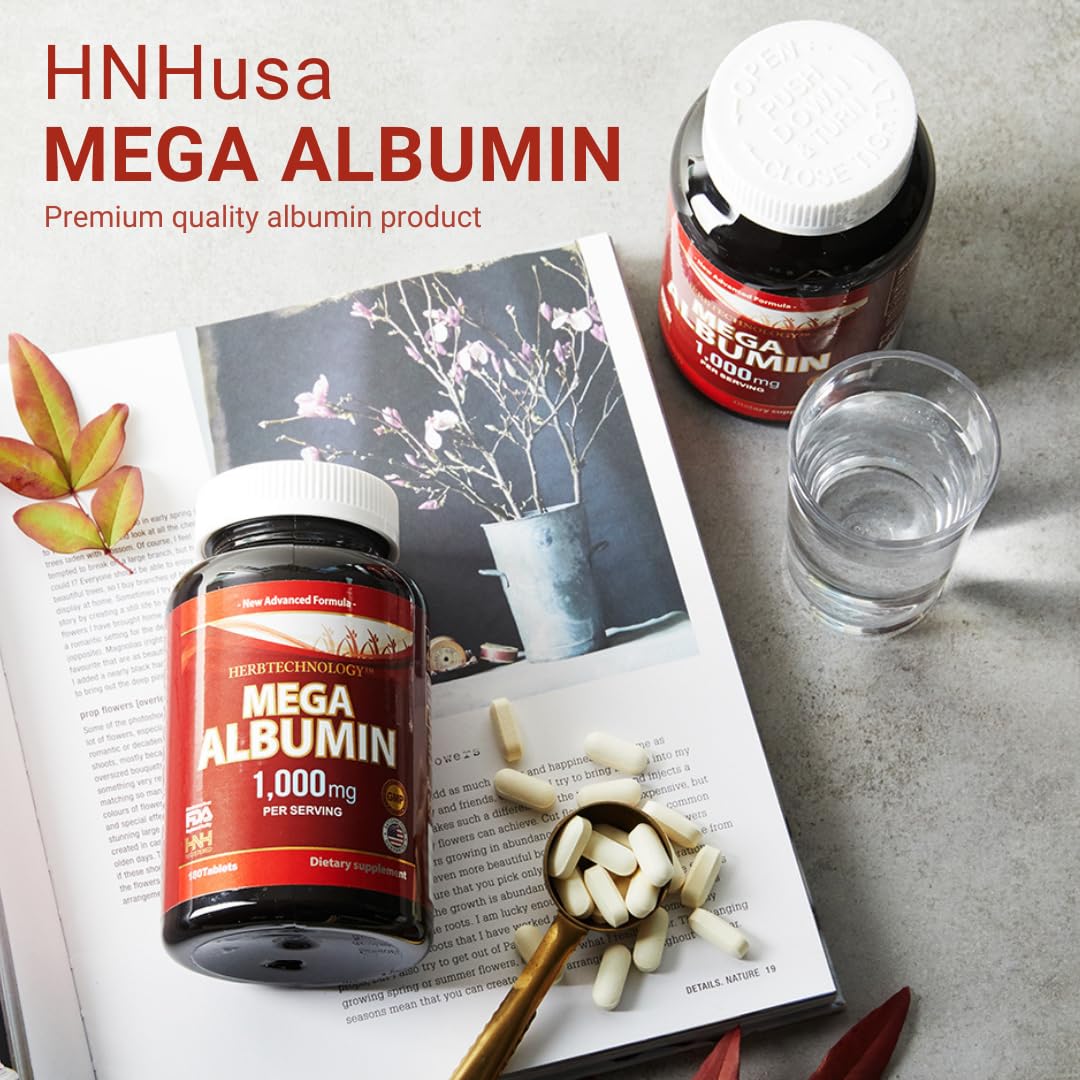 Dr.K&C HNHusa Mega Albumin Protein 1000mg Tablets Pack of 2