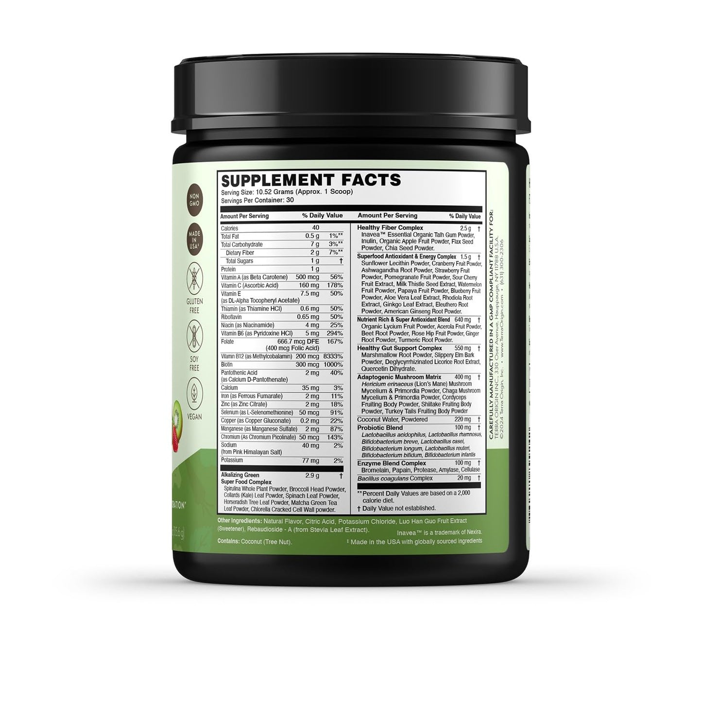 TERRA ORIGIN Super Greens Powder 11.27 oz
