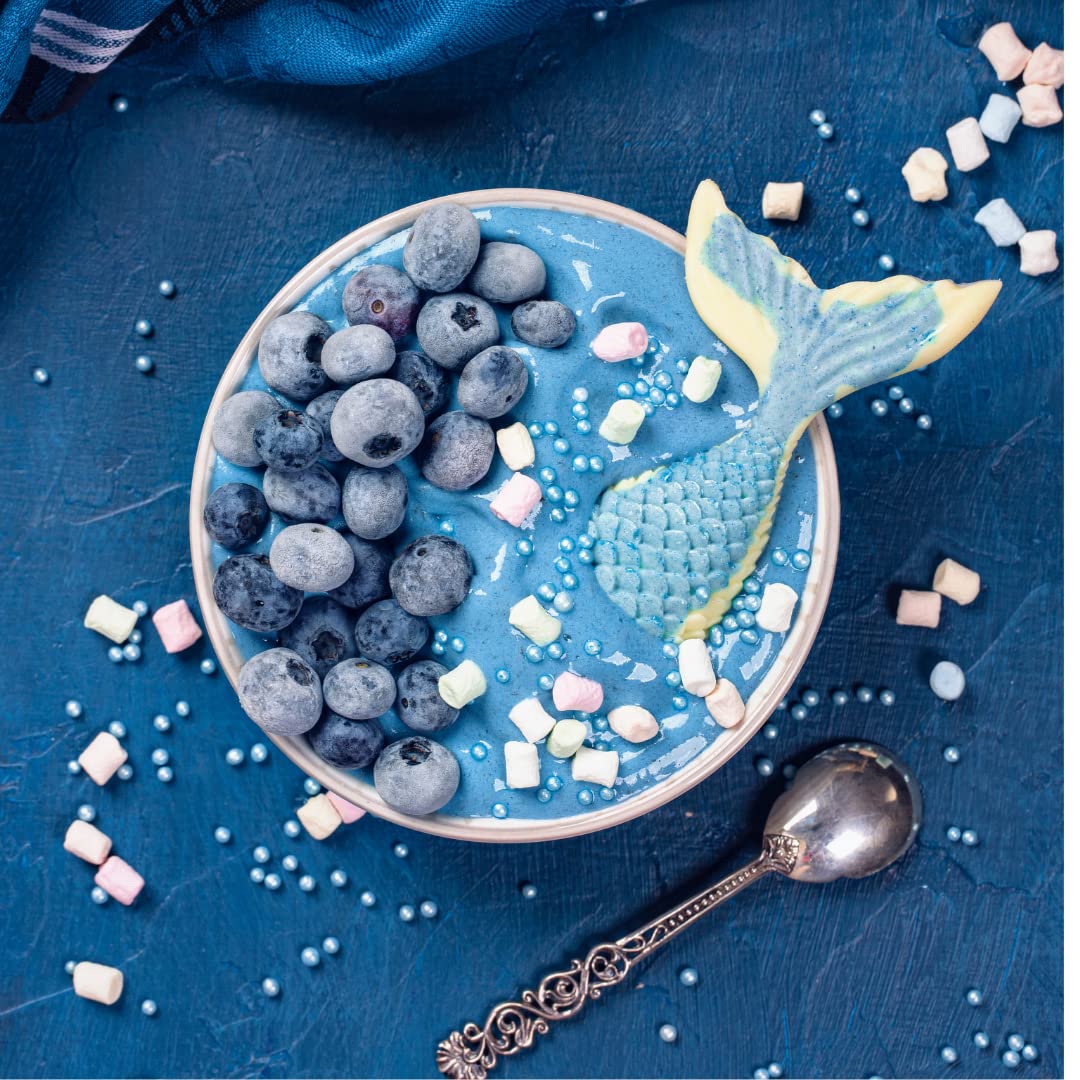Ellie's Best Organic Blue Spirulina Powder (Phycocyanin Extract) - 2.11 oz, 60 Servings - Odorless - Vegan, Non-GMO, Gluten-Free, Dairy-Free - Organic Food Coloring - for Smoothies & Protein Drinks