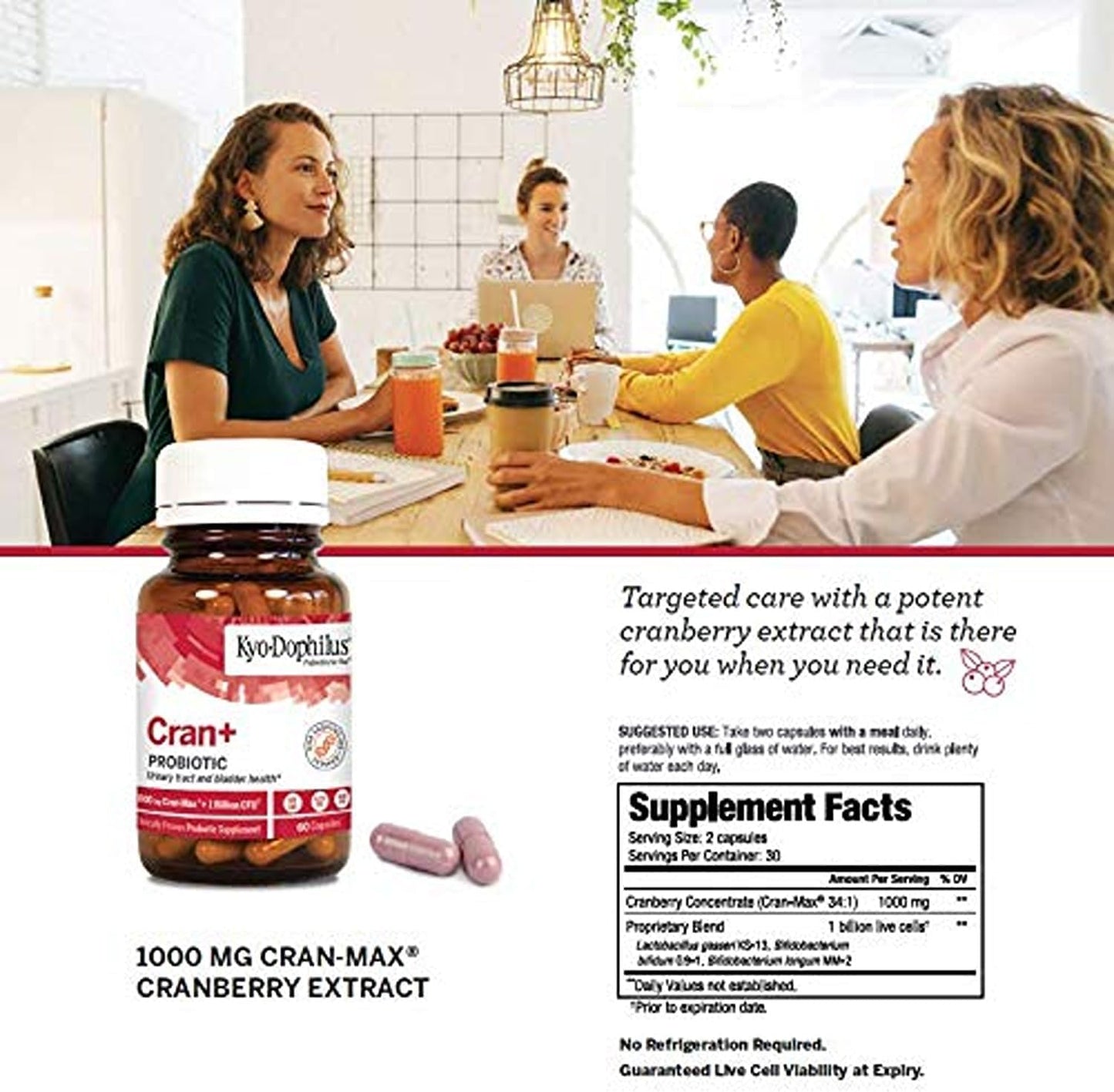Kyolic Kyo-Dophilus Cranberry Capsules 60