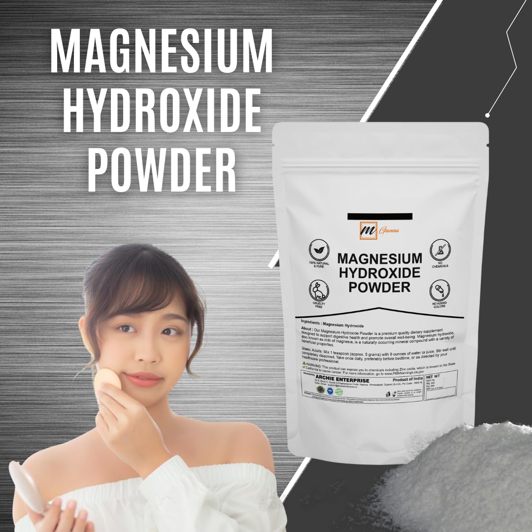 mGanna Magnesium Hydroxide Powder 8 Ounce