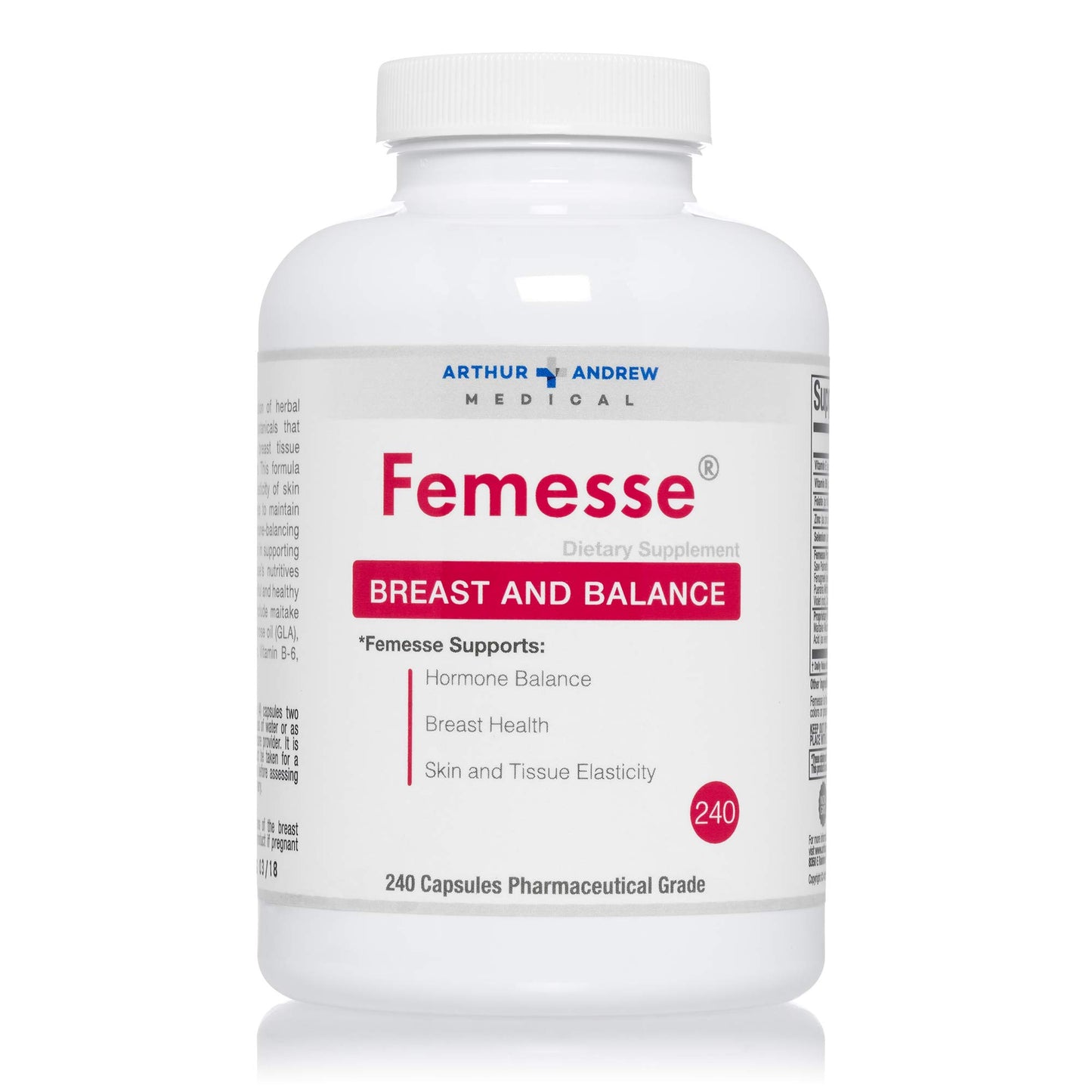 Arthur Andrew Medical Femesse Breast and Balance Beauty and Hormone Support Capsules, 240
