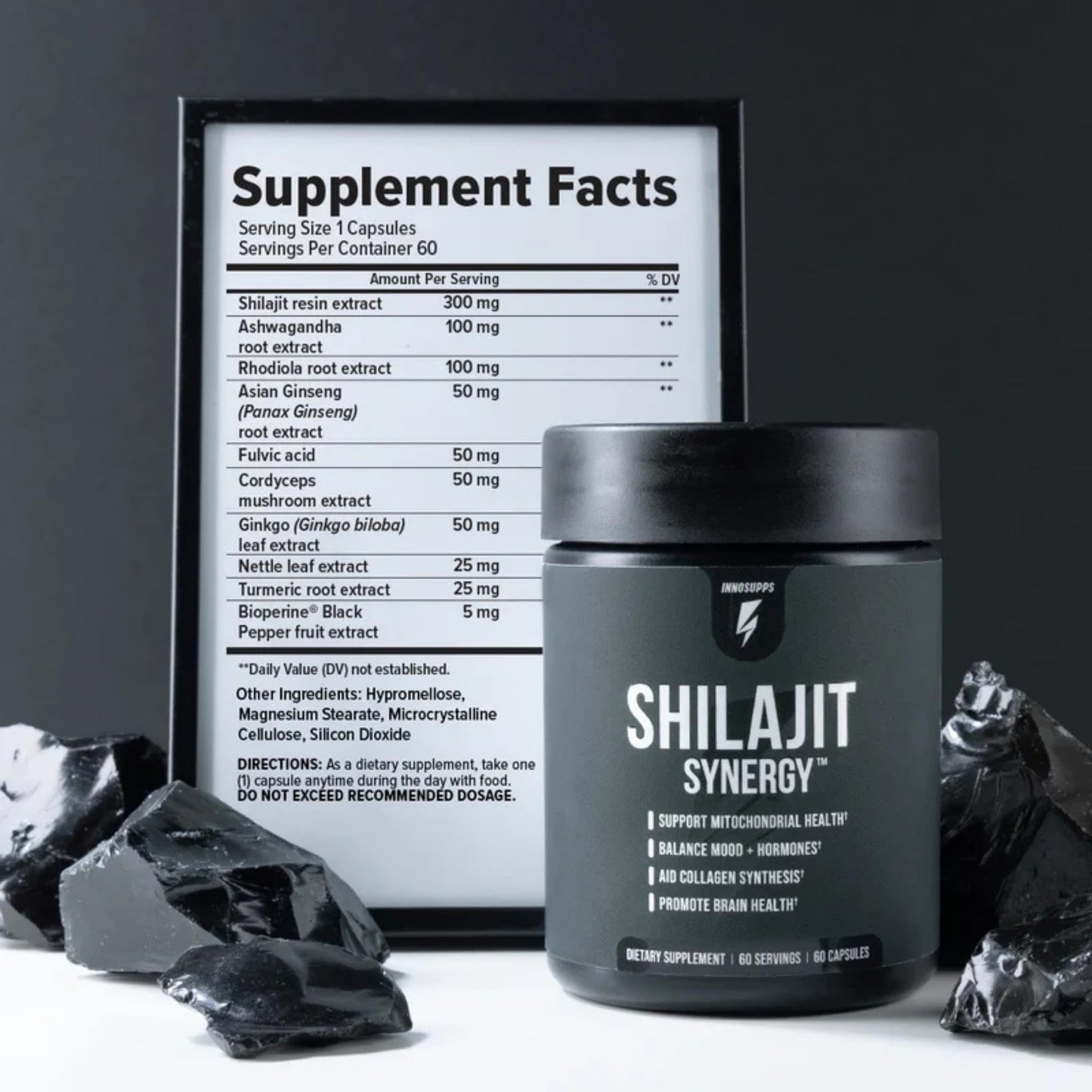 InnoSupps Shilajit Synergy 60 Capsules
