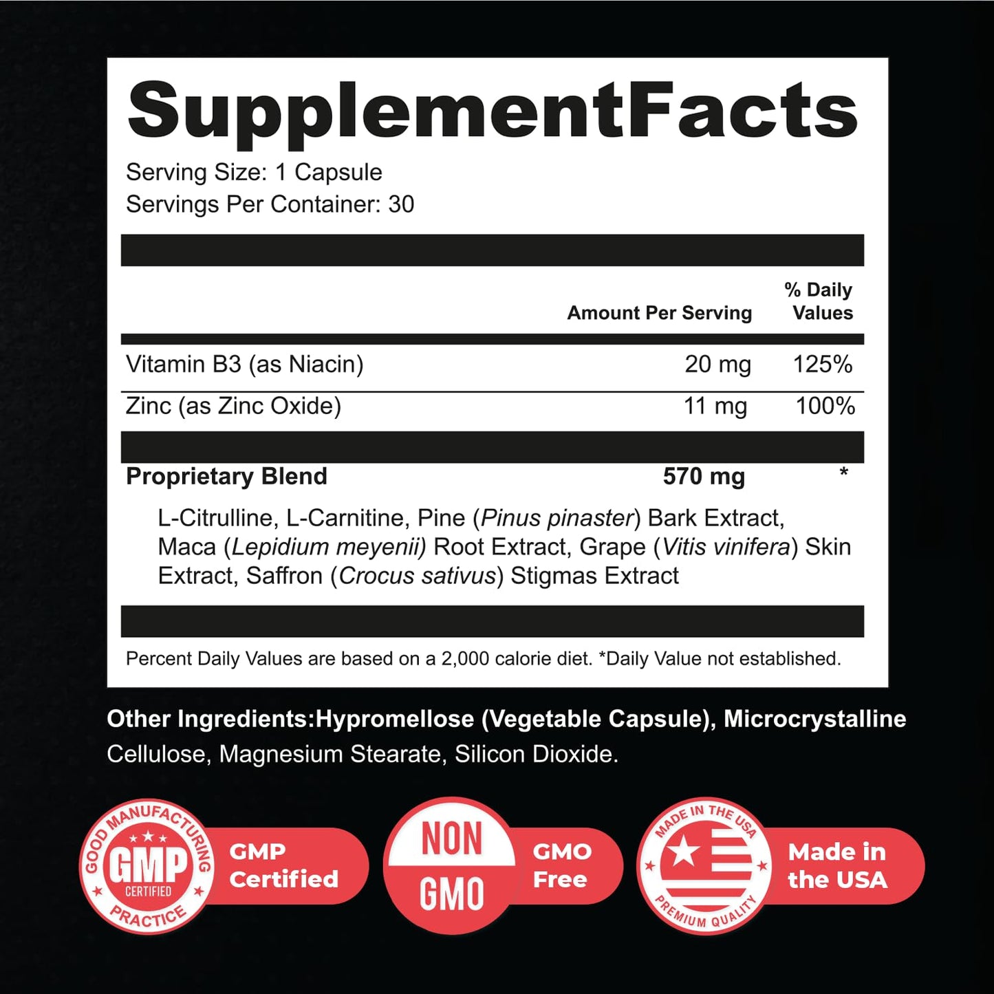 Nature’s NutriWave Steel Power L-Citrulline, L-Carnitine & Maca Capsules 90