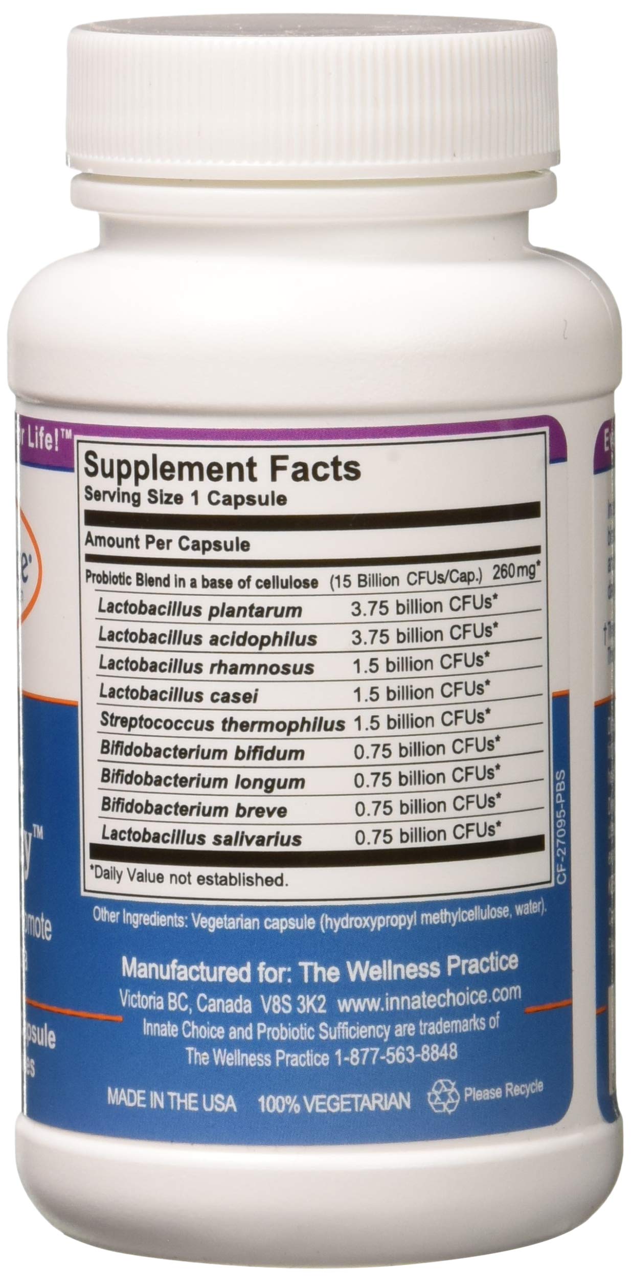 Innate Choice Probiotic Sufficiency 60 Capsules