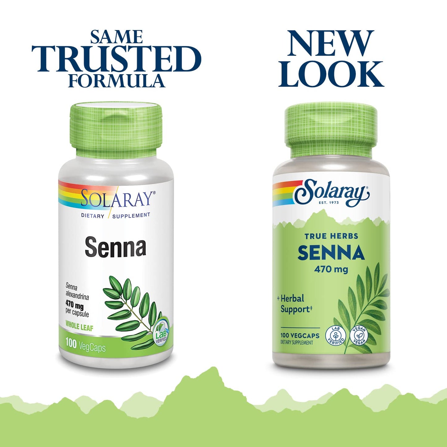 Solaray Senna Leaf Capsules 100 Count