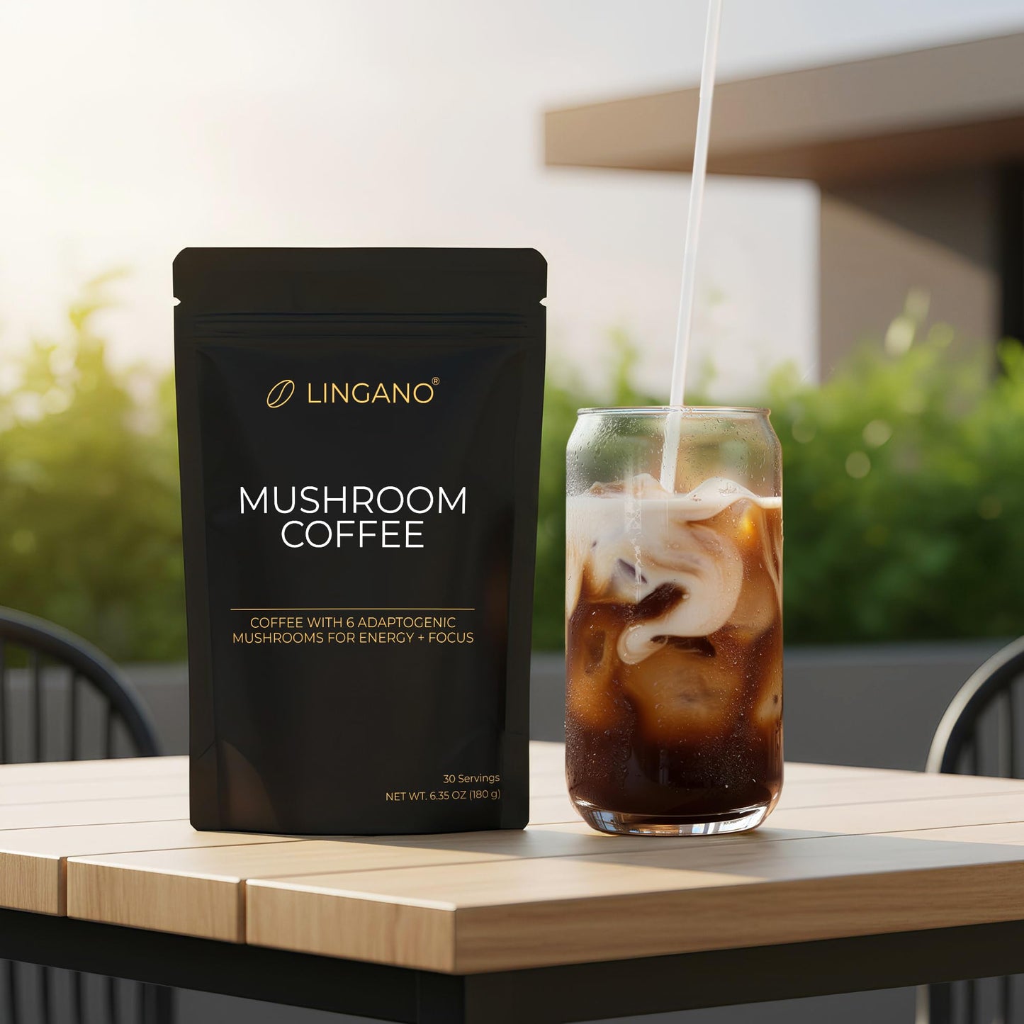 Lingano Mushroom Coffee Powder, 6.35