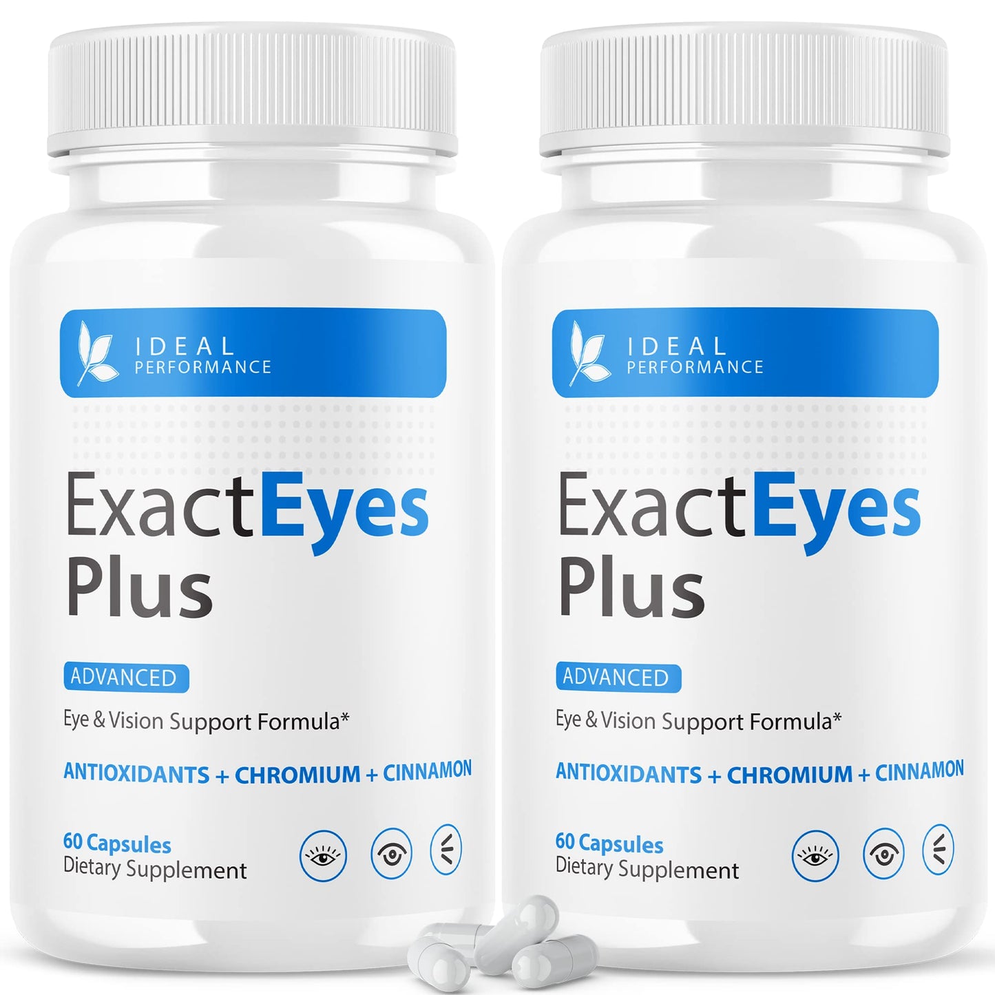 IDEAL PERFORMANCE Exact Eyes Plus Advanced Eye Formula Vision Support Supplement Vitamins Capsules 120