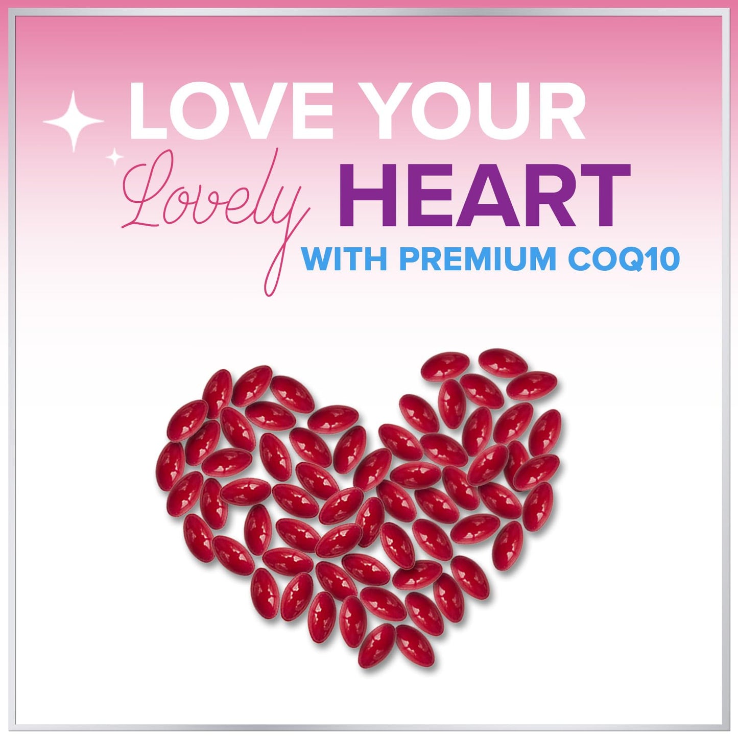 Hello Lovely! Coenzyme Q10 200mg per Serving Softgels, 120 Count