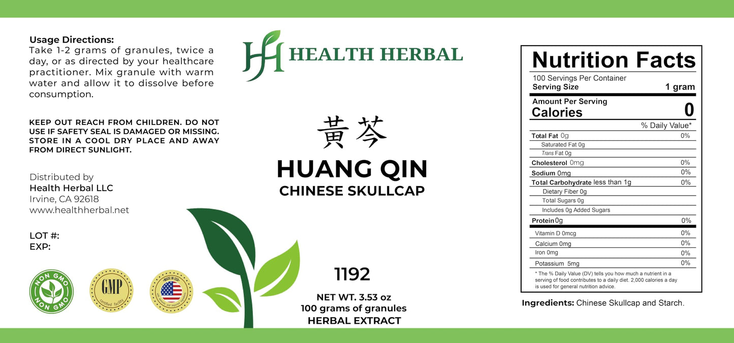 Health Herbal Huang Qin/Chinese Skullcap Powder 3.53
