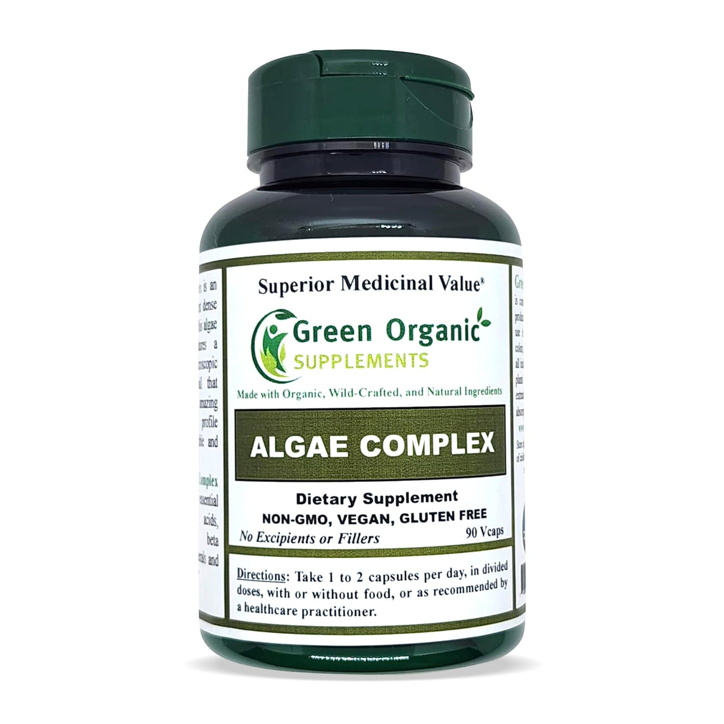 Green Organic Supplements Chlorella Herbal Supplements Tablets 90