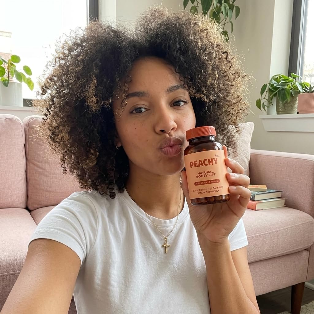 PEACHY Me BBL Pills Natural Booty Lift 60 Capsules
