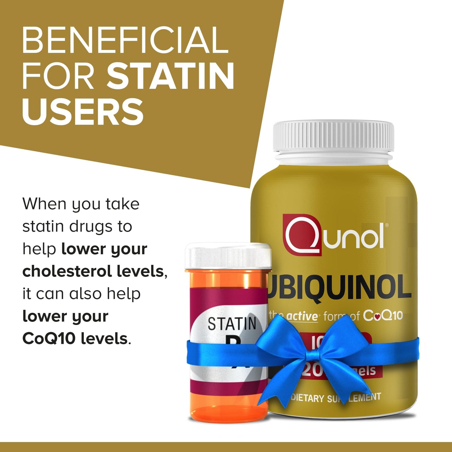 Qunol Ubiquinol 100mg Softgels, 120 Count