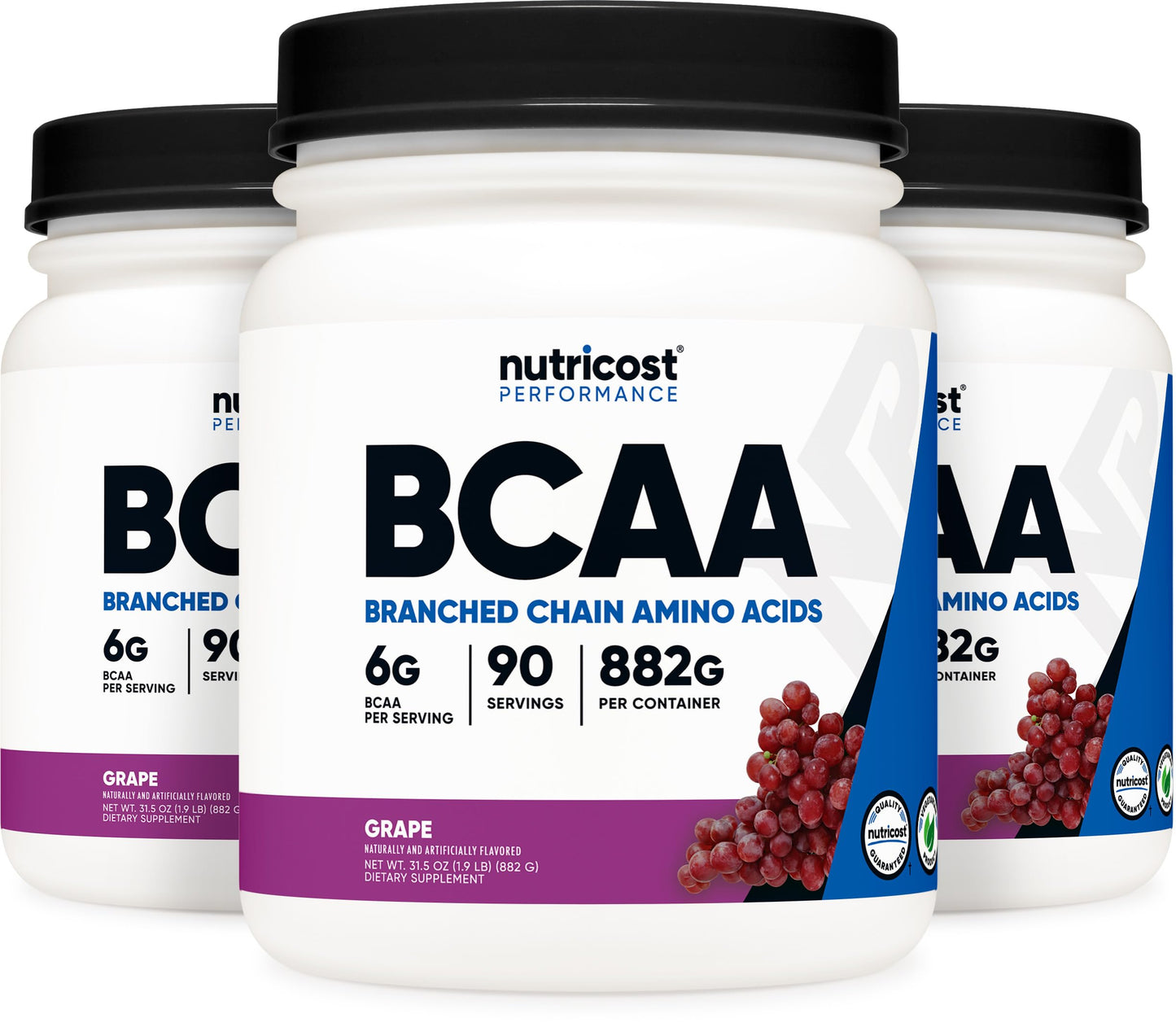Nutricost BCAA Powder (Grape) 32 Servings
