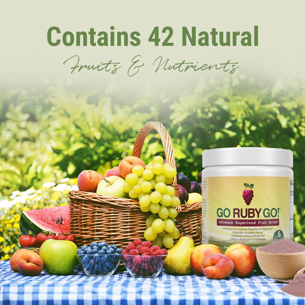 IVL GO Ruby GO! Red Superfood Powder, 1 Pack