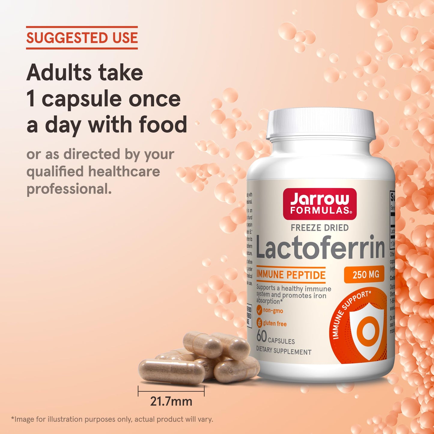 Jarrow Formulas Lactoferrin 250 mg Capsules 720 Servings