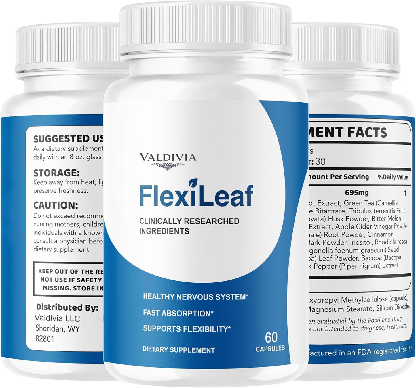 Valdivia Flexileaf Multivitamin Capsules, 60 Count