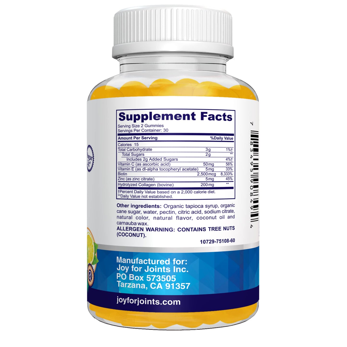 Vitality Span Collagen Gummies 60 Count