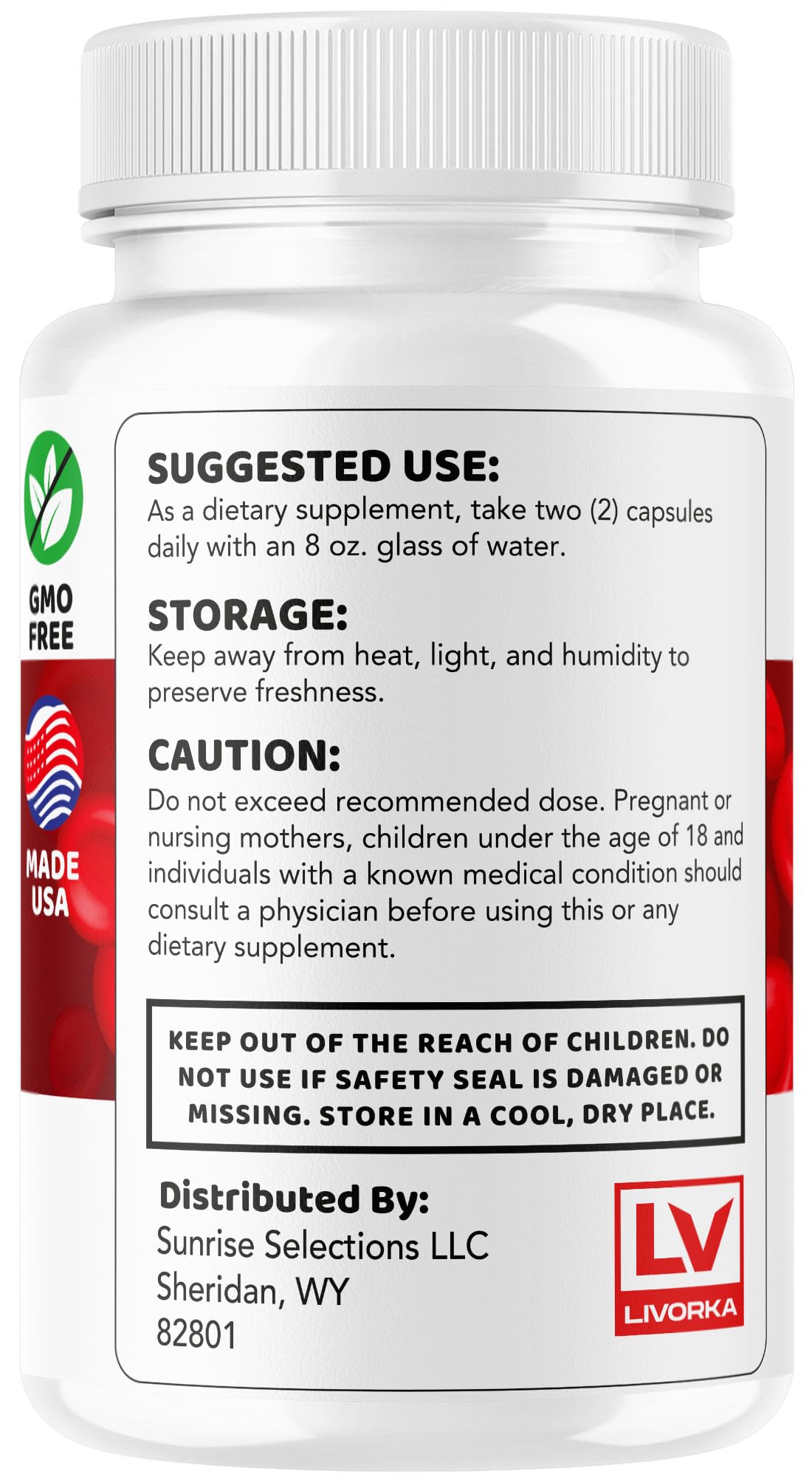 LIVORKA Super Flow Glycogen Capsules, 30 Capsules