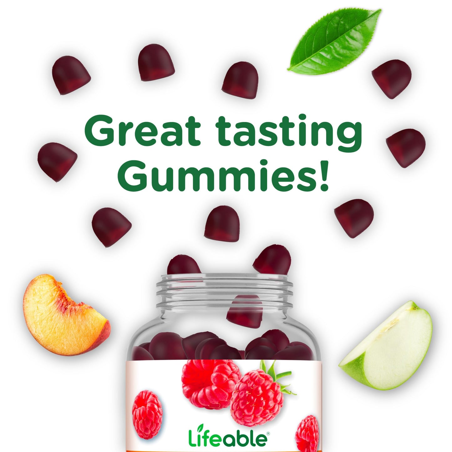 Lifeable Postnatal Multivitamin with Iron, Choline and Iodine Gummies, 90 Count