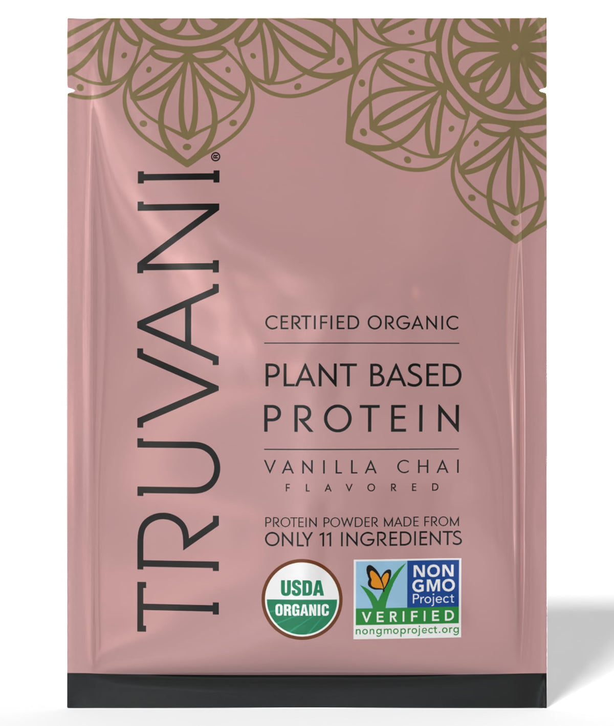Truvani Organic Plant Based Protein Powder | Vanilla Chai | 1 Serving