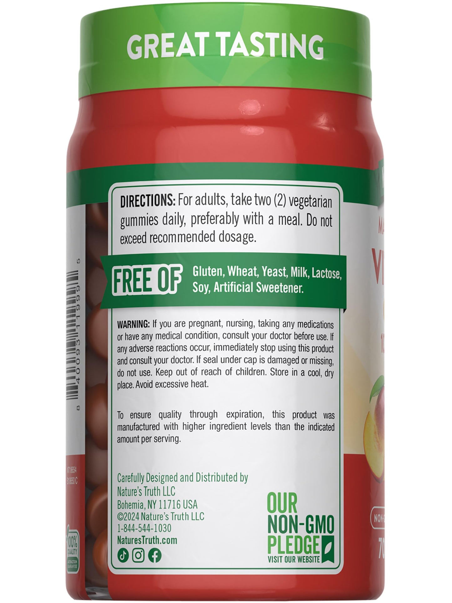 Nature's Truth Vitamin D3 Gummies 70 Count