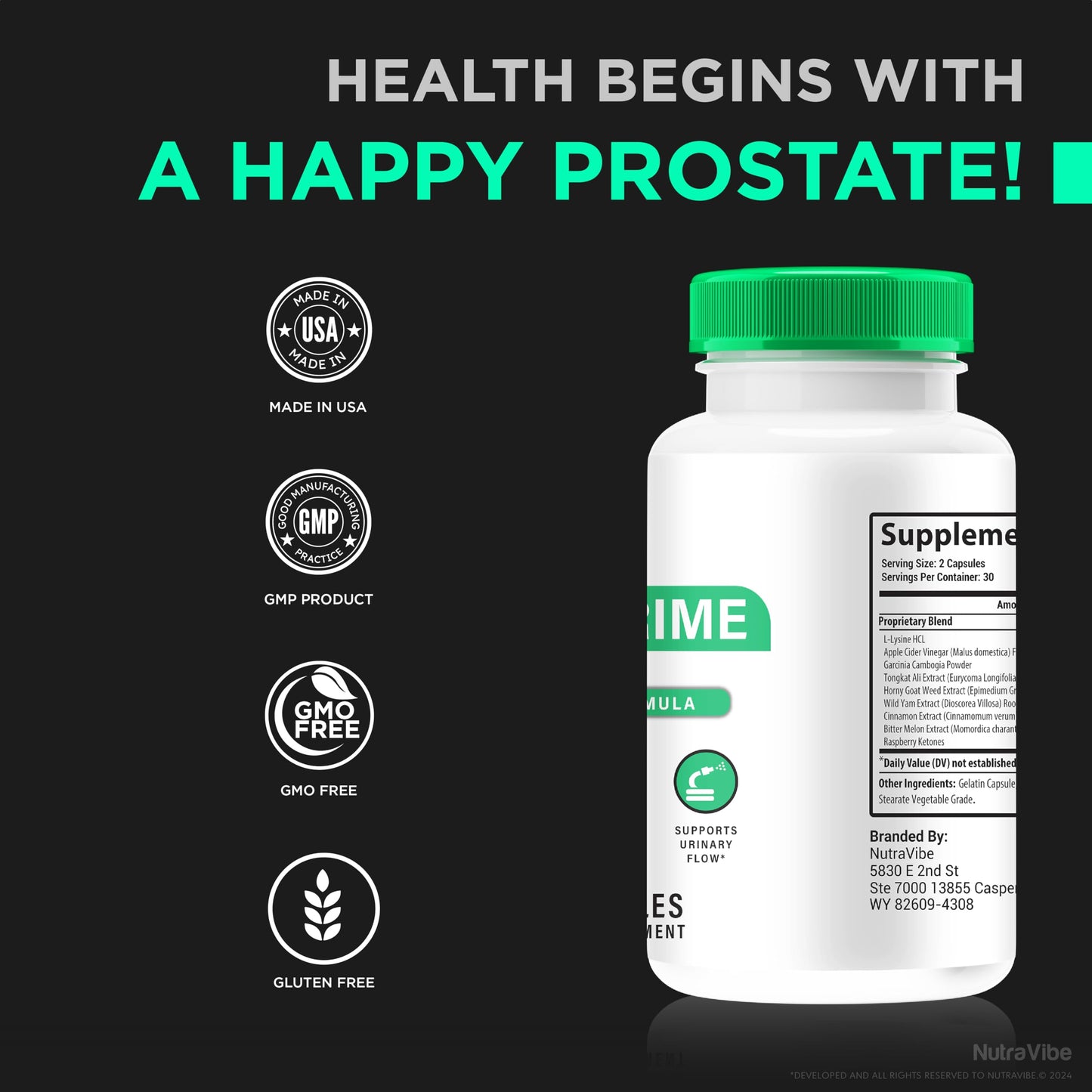 NutraVibe UrolPrime 300 Capsules