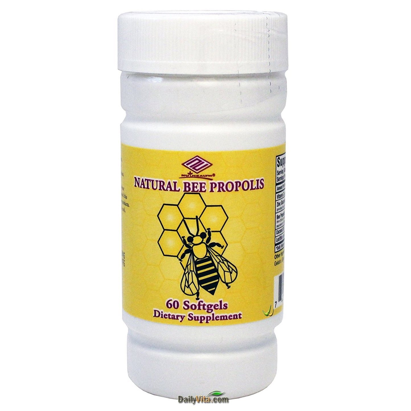 Nu-Health Bee Propolis Softgels, 60-count