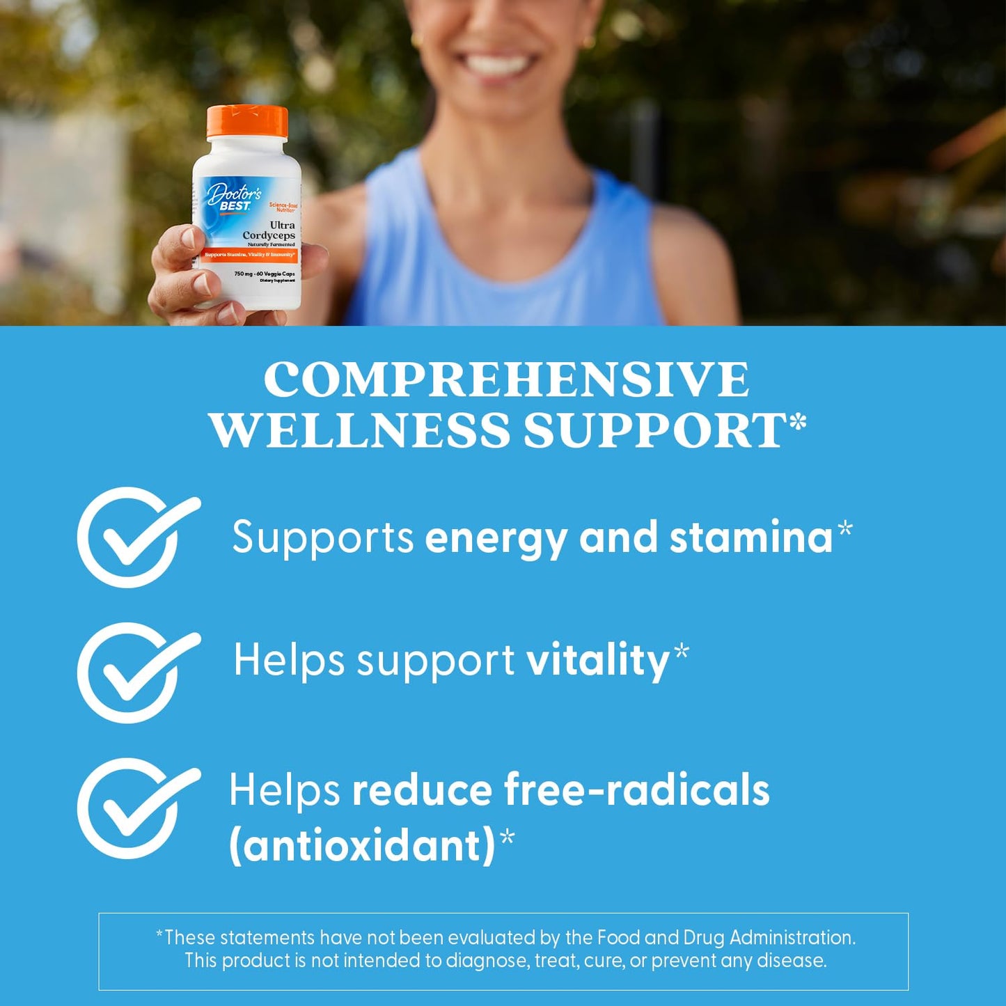 Doctor's Best Ultra Cordyceps Capsule 60 Count
