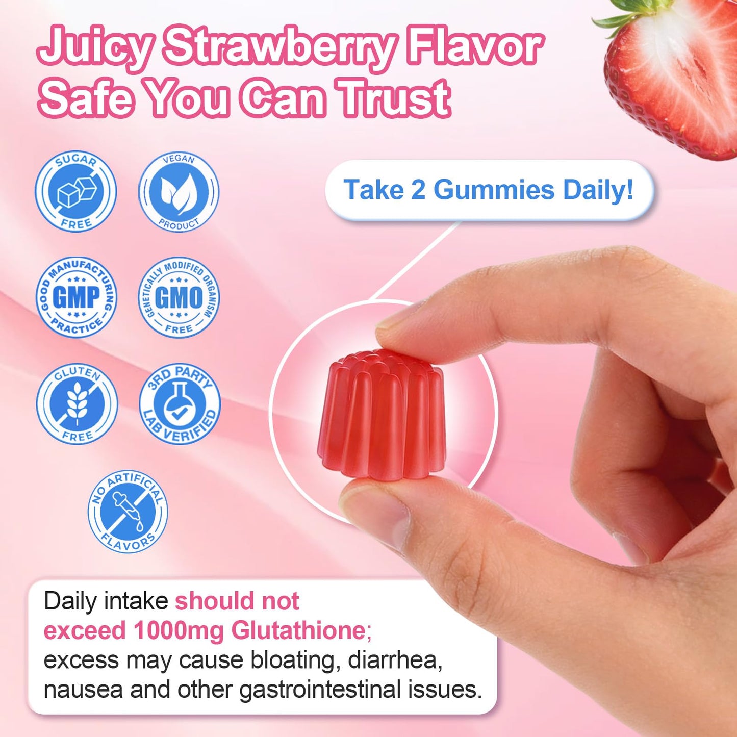 JOVITHEA Liposomal Glutathione Gummies 1000mg, 120 Count